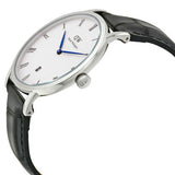 Daniel Wellington Dapper Reading White Dial Black Leather Strap Watch For Men - DW00100108 Buy Now By Daniel Wellington