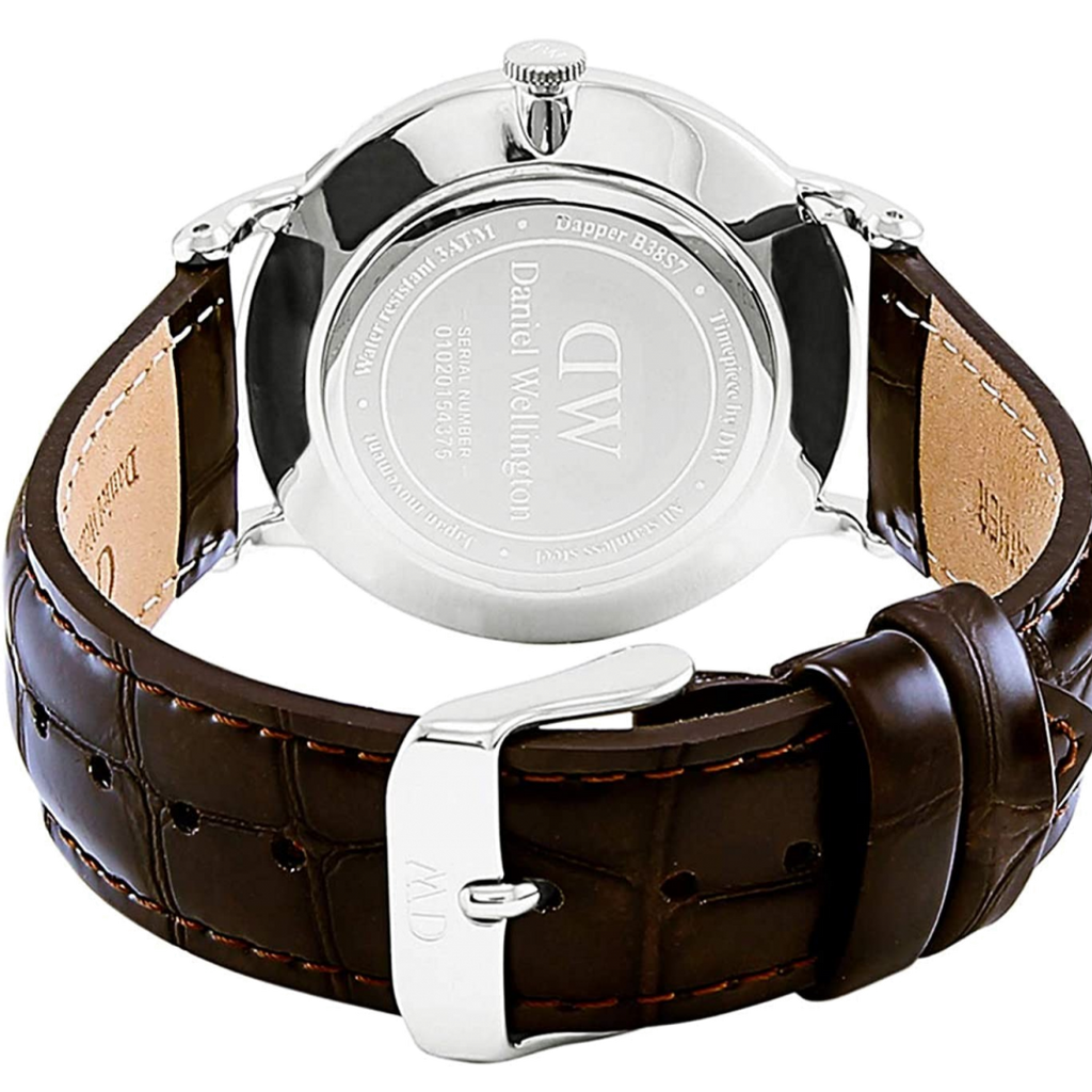Daniel Wellington Dapper York Quartz White Dial Dark Brown Leather Strap Watch For Women - DW00100097 Buy Now By Daniel Wellington