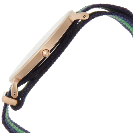 Daniel Wellington Classic Warwick White Dial Two Tone Nylon Strap Watch for Men - DW00100005 Buy Now By Daniel Wellington