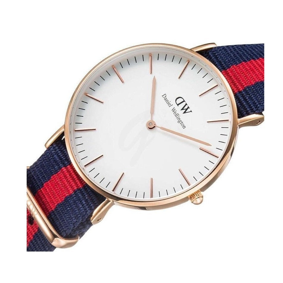 Daniel Wellington Classic Oxford White Dial Two Tone NATO Strap Watch For Women - DW00100029 Buy Now By Daniel Wellington