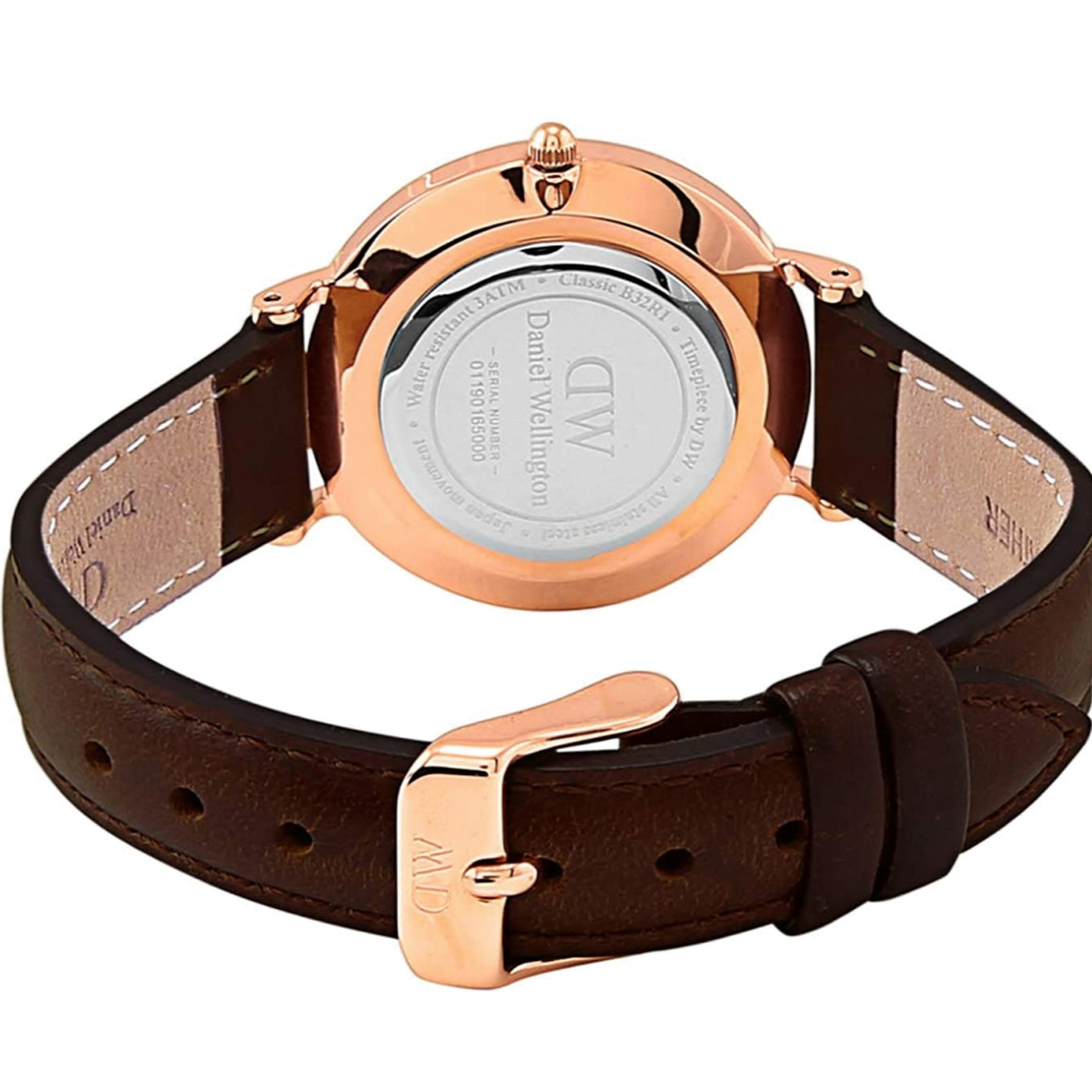 Daniel Wellington Classy York White Dial Brown Leather Strap Watch For Women - DW00100061 Buy Now By Daniel Wellington