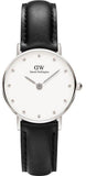 Daniel Wellington Classy Sheffield White Dial Black Leather Strap Watch For Women - DW00100068 Buy Now By Daniel Wellington