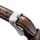 Daniel Wellington Classy Bristol White Dial Brown Leather Strap Watch For Women - DW00100070 Buy Now By Daniel Wellington