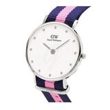 Daniel Wellington Classy Winchester White Dial Two Tone NATO Strap Watch For Women - DW00100081 Buy Now By Daniel Wellington