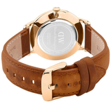 Daniel Wellington Dapper Durham White Dial Brown Leather Strap Watch For Men - DW00100115 Buy Now By Daniel Wellington