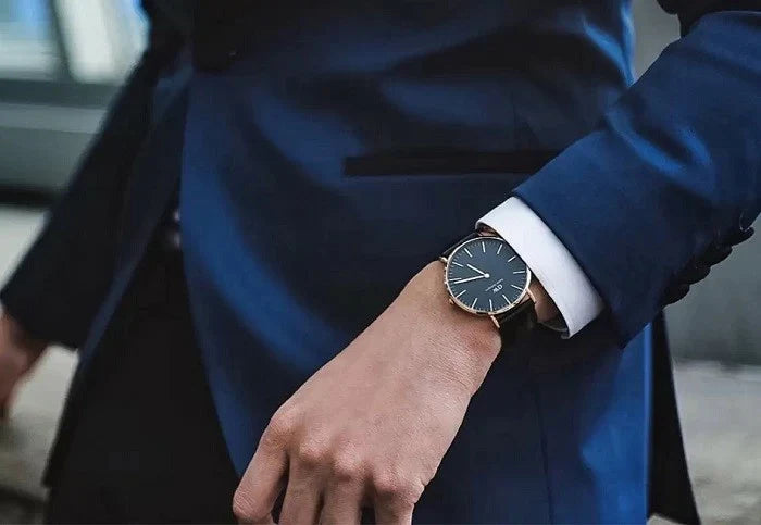 Daniel Wellington Classic York Black Dial Brown Leather Strap Watch For Men - DW00100128 Buy Now By Daniel Wellington