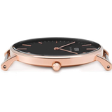 Daniel Wellington Classic York Black Dial Brown Leather Strap Watch For Men - DW00100128 Buy Now By Daniel Wellington