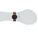 Daniel Wellington Classic St Mawes Black Dial Brown Leather Strap Watch For Men - DW00100130 Buy Now By Daniel Wellington