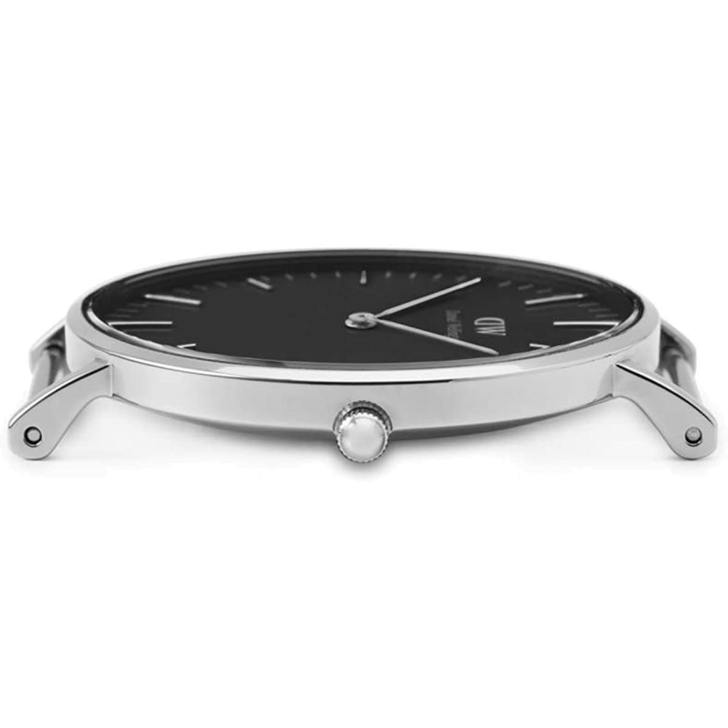 Daniel Wellington Classic Sheffield Black Dial Black Leather Strap Watch For Men - DW00100133 Buy Now By Daniel Wellington