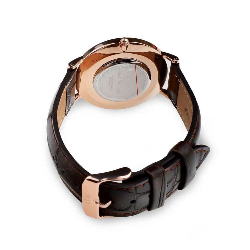 Daniel Wellington Classic York Black Dial Brown Leather Strap Watch For Women - DW00100140 Buy Now By Daniel Wellington