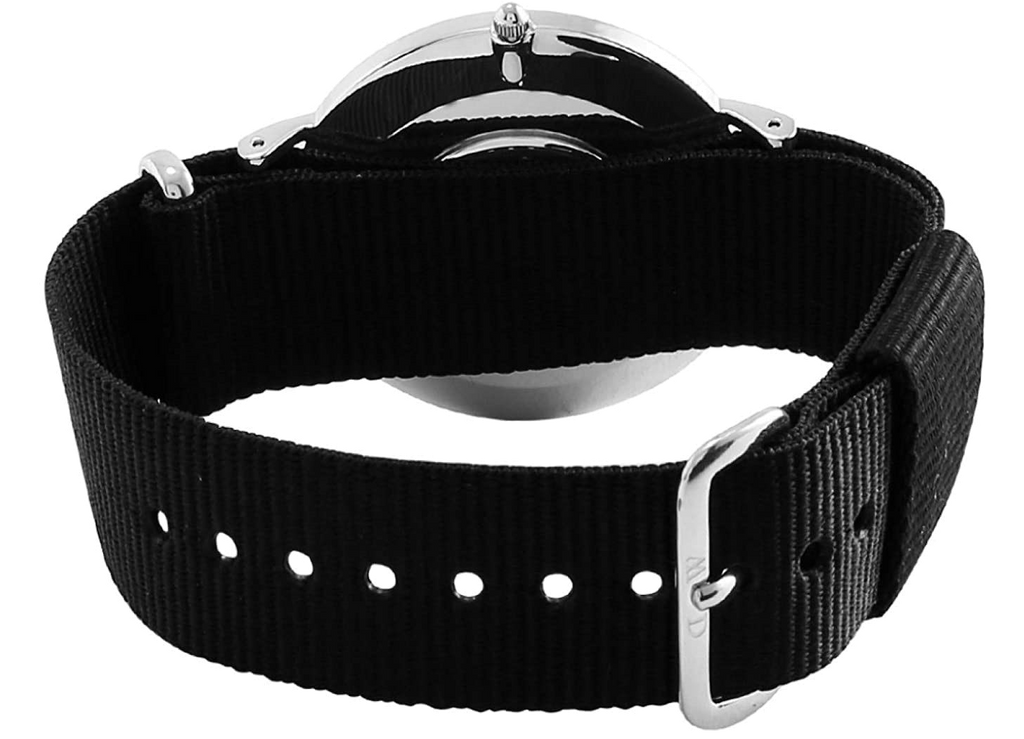 Daniel Wellington Classic Cornwall Black Dial Black Nylon Strap Watch For Women - DW00100149 Buy Now By Daniel Wellington