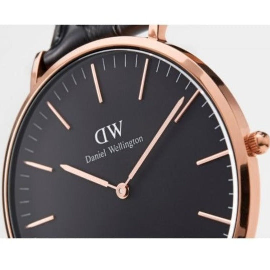 Daniel Wellington Classic Cornwall Black Dial Black NATO Strap Watch For Women - DW00100150 Buy Now By Daniel Wellington