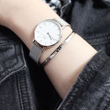 Daniel Wellington Petite Sterling White Dial Silver Mesh Bracelet Watch For Women - DW00100164 Buy Now By Daniel Wellington