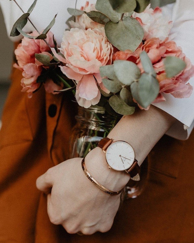 Daniel Wellington Classic Petite Bristol White Dial Brown Leather Strap Watch For Women - DW00100171 Buy Now By Daniel Wellington