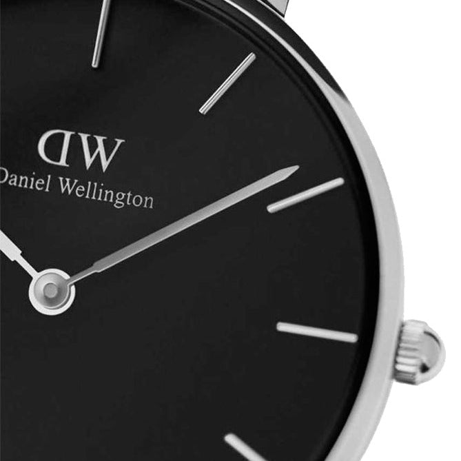 Daniel Wellington Classic Petite York Black Dial Brown Leather Strap Watch For Women - DW00100182 Buy Now By Daniel Wellington