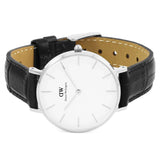 Daniel Wellington Classic Petite Reading White Dial Black Leather Strap Watch For Women - DW00100185 Buy Now By Daniel Wellington