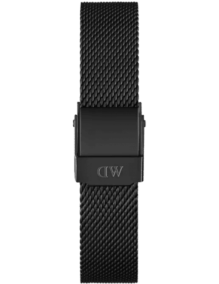 Daniel Wellington Petite Ashfield Black Dial Black Mesh Strap Watch For Women - DW00100245 Buy Now By Daniel Wellington