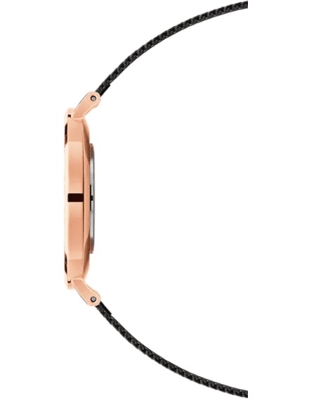 Daniel Wellington Petite Ashfield Black Dial Black Mesh Strap Watch for Women - DW00100307 Buy Now By Daniel Wellington