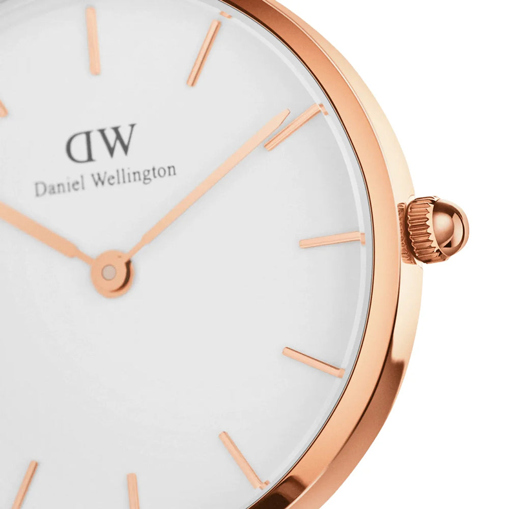 Daniel Wellington Classic Petite Dover White Dial White Nylon Strap Watch For Women - DW00100313 Buy Now By Daniel Wellington