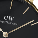 Daniel Wellington Classic Petite Black Dial Gold Mesh Bracelet Watch For Women - DW00100347 Buy Now By Daniel Wellington