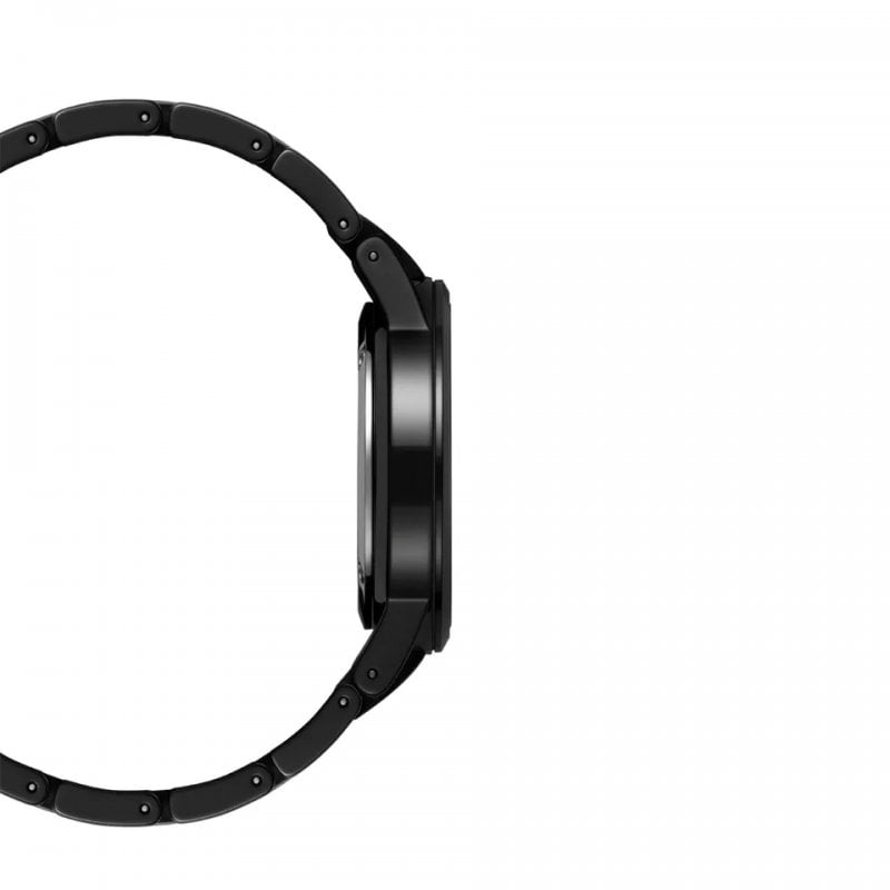 Daniel Wellington Iconic Link Ceramic Black Dial Black Steel Strap Watch For Women - DW00100415 Buy Now By Daniel Wellington