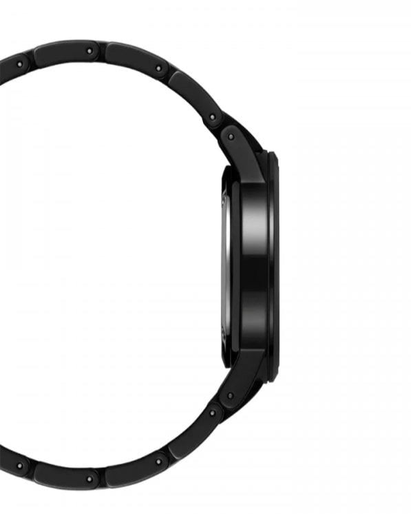 Daniel Wellington Iconic Link Ceramic Black Dial Black Steel Strap Watch For Women - DW00100414 Buy Now By Daniel Wellington