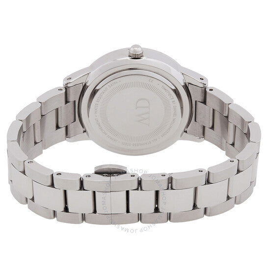 Daniel Wellington Iconic Link White Dial Silver Steel Strap Watch for Women - DW00100203 Buy Now By Daniel Wellington