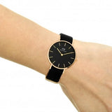 Daniel Wellington Classic Petite Cornwall Black Dial Black NATO Strap Watch For Women - DW00100215 Buy Now By Daniel Wellington