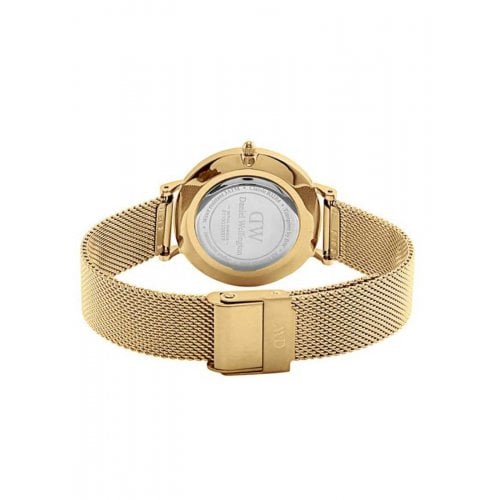 Daniel Wellington Classic Petite Evergold White Dial Gold Mesh Bracelet Watch For Women - DW00100346 Buy Now By Daniel Wellington