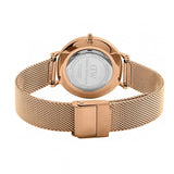 Daniel Wellington Petite Melrose Black Dial Rose Gold Mesh Strap Watch For Women - DW00100303 Buy Now By Daniel Wellington