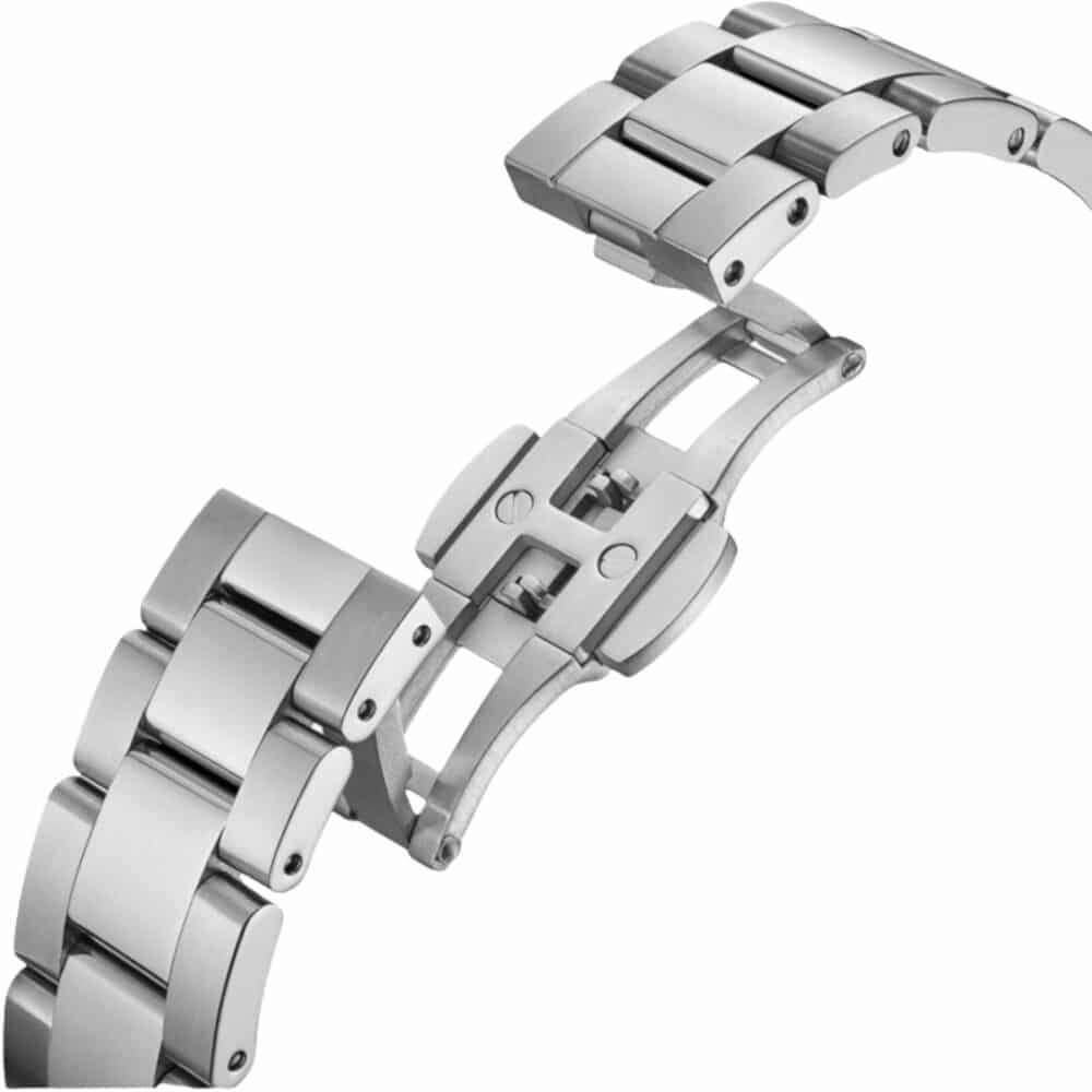 Daniel Wellington Iconic Pink Dial Silver Steel Strap Watch For Women - DW00100325 Buy Now By Daniel Wellington