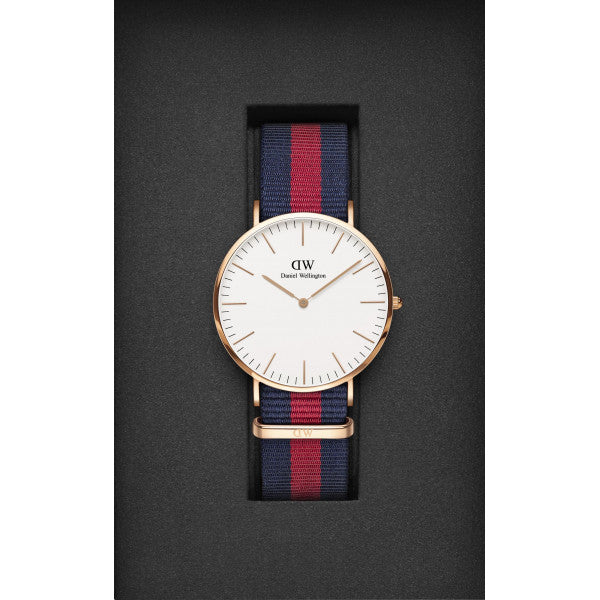 Daniel Wellington Classic Oxford White Dial Two Tone NATO Strap Watch For Men - DW00100001 Buy Now By Daniel Wellington