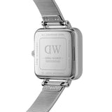Daniel Wellington Quadro Studio White Dial Silver Mesh Bracelet Watch For Women - DW00100521 Buy Now By Daniel Wellington