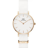 Daniel Wellington Classic Petite Dover White Dial White Nylon Strap Watch For Women - DW00100311 Buy Now By Daniel Wellington