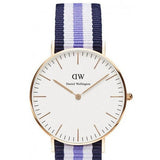 Daniel Wellington Classic Trinity White Dial Three Tone Nylon Strap Watch For Women - 0509DW Buy Now By Daniel Wellington