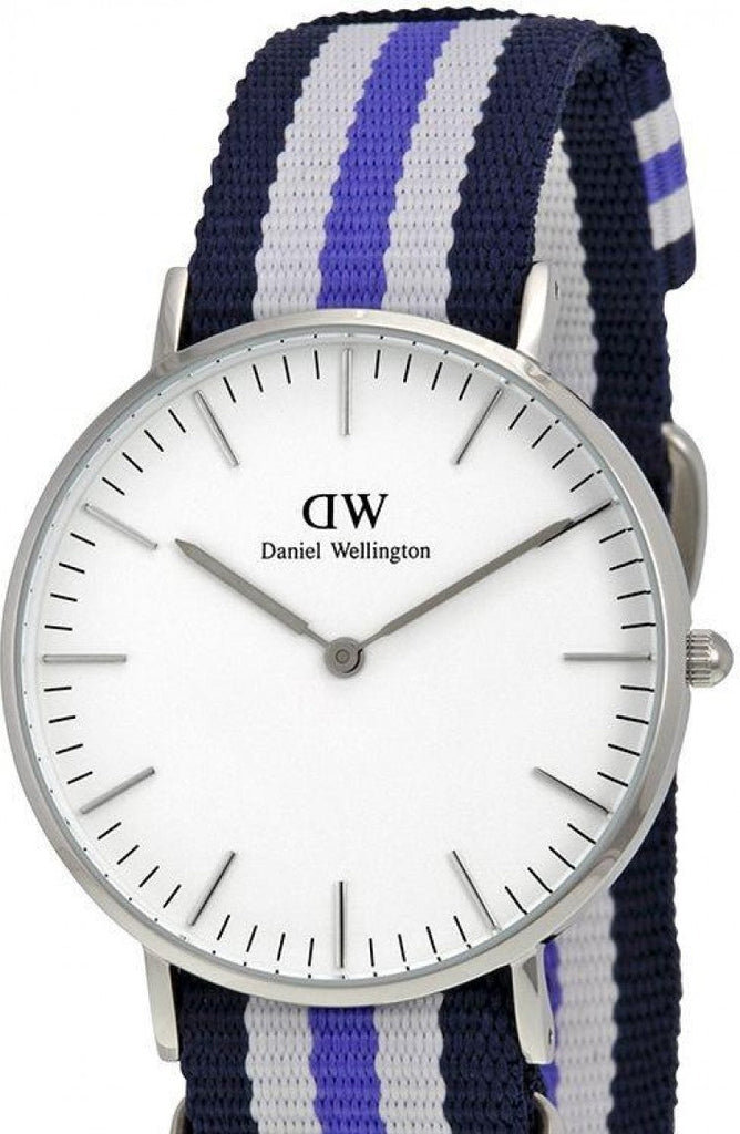 Daniel Wellington Classic Trinity White Dial Three Tone Nylon Strap Watch For Women - 0609DW Buy Now By Daniel Wellington