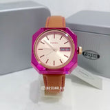 Fossil Candy White Dial Brown Leather Strap Watch for Women - ES3539 Buy Now By Fossil