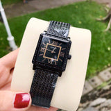 Guess Highline Black Dial Black Mesh Bracelet Watch for Women - W0826L4 Buy Now By Guess