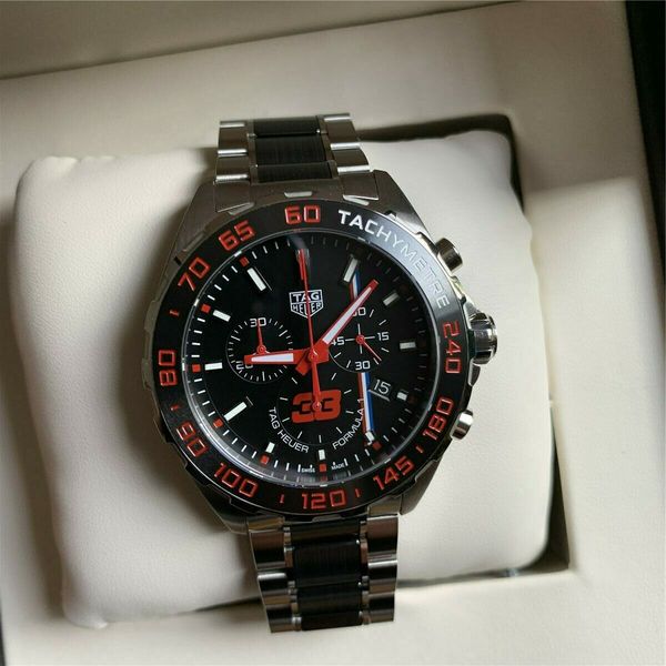 Tag Heuer Formula 1 Max Verstappen Limited Edition Grey Dial Two Tone Steel Strap Watch for Gents - CAZ101U.BA0843 Buy Now By Tag Heuer