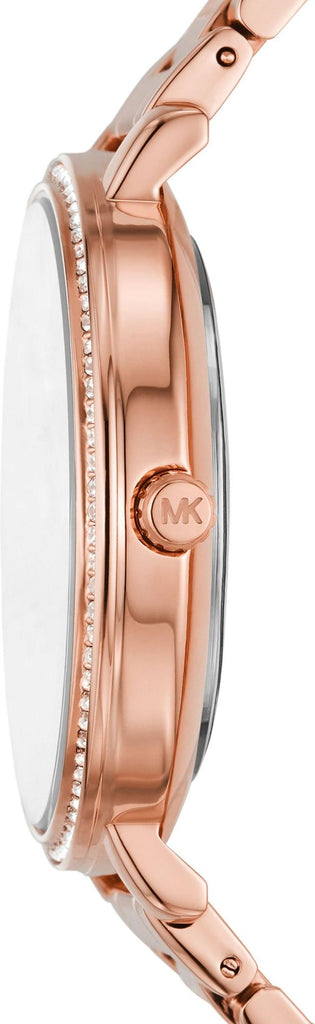 Michael Kors Pyper Three-Hand White Dial Rose Gold Steel Strap Watch For Women - MK4594 Buy Now By Michael Kors