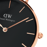 Daniel Wellington Petite Ashfield Black Dial Black Mesh Strap Watch for Women - DW00100307 Buy Now By Daniel Wellington