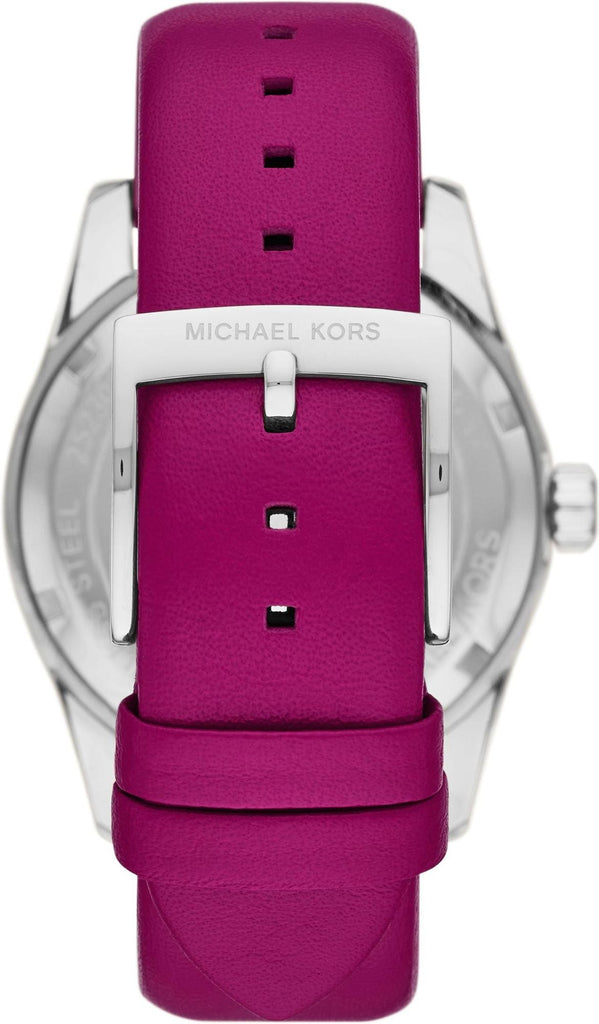 Michael Kors Lexington Quartz Fuchsia Dial Fuchsia Leather Strap Watch For Women - MK4749 Buy Now By Michael Kors