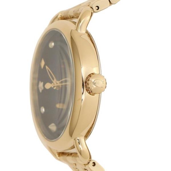 Coach Delancey Black Dial Gold Steel Strap Watch for Women - 14502813 Buy Now By Coach
