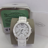 Fossil Ceramic White Dial White Ceramic Strap Watch for Women - CE1002 Buy Now By Fossil