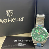 Tag Heuer Formula 1 Quartz Green Dial Silver Steel Strap Watch for Men - WAZ1017.BA0842 Buy Now By Tag Heuer