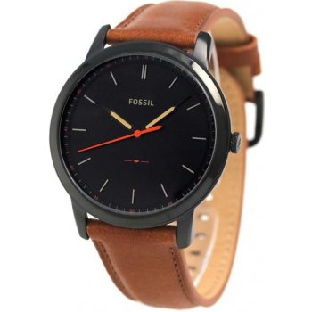 Fossil The Minimalist Black Dial Brown Leather Strap Watch for Men - FS5305 Buy Now By Fossil