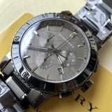 Burberry The City Grey Dial Gunmetal Grey Steel Strap Watch for Men - BU9381 Buy Now By Burberry