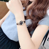 Gucci Guccissima Collection Quartz Black Dial Rose Gold Steel Strap Watch For Women - YA134509 Buy Now By Gucci