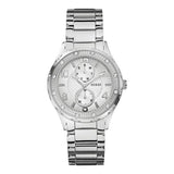 Guess Siren White Dial Silver Steel Strap Watch for Women - W0442L1 Buy Now By Guess