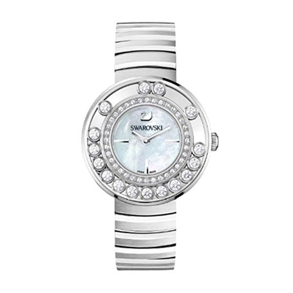 Swarovski Lovely Crystal Mother of Pearl Dial Silver Steel Strap Watch for Women - 1160307 Buy Now By Swarovski